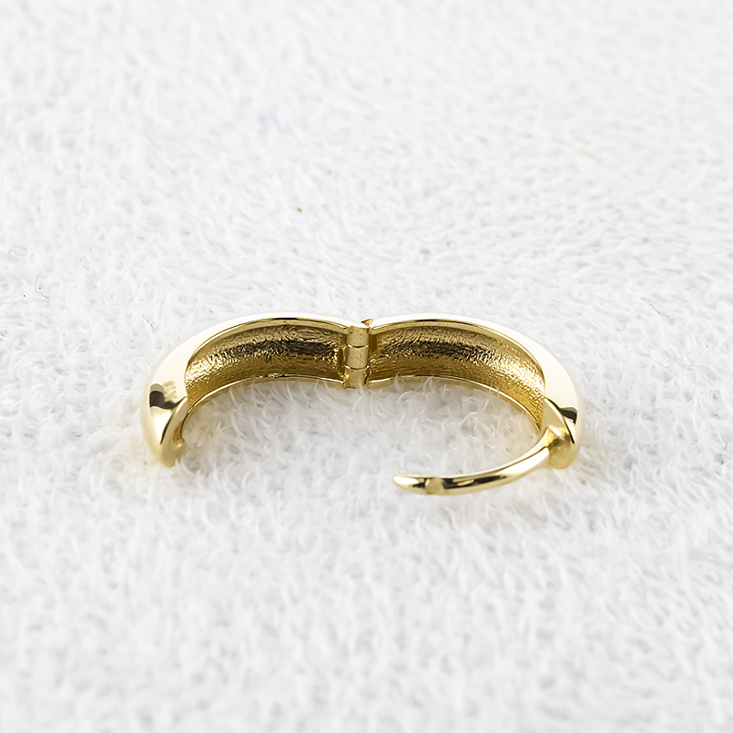 18金 フープピアス メンズ 片耳 甲丸 ゴールド 18k 地金 普段使い 小さめ 太め イエローゴールドk18 シンプル おしゃれ 人気 あすつく 送料無料 セール saleの画像