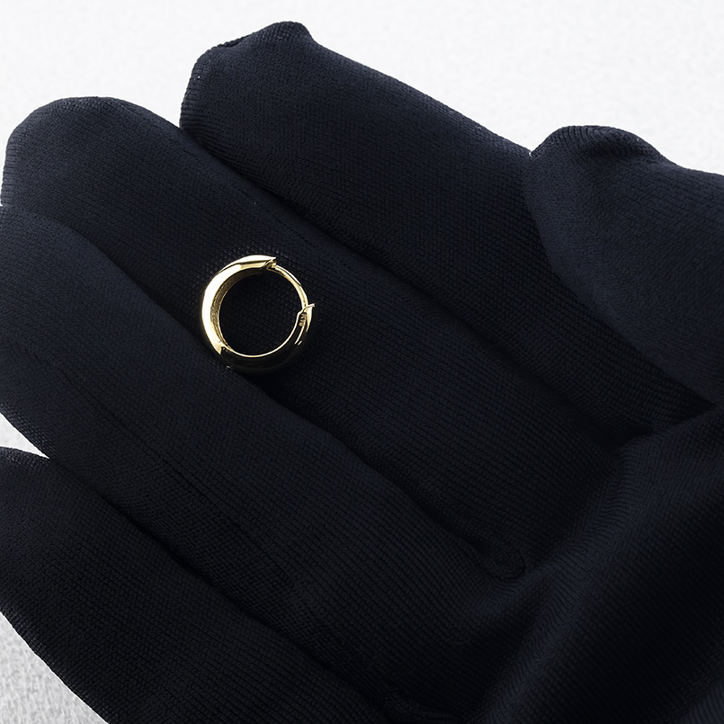 18金 フープピアス メンズ 片耳 甲丸 ゴールド 18k 地金 普段使い 小さめ 太め イエローゴールドk18 シンプル おしゃれ 人気 あすつく 送料無料 セール saleの画像