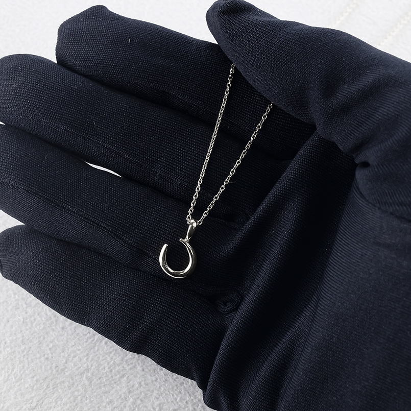 プラチナ 馬蹄 ネックレス トップ pt999 造幣局検定刻印 ペンダントトップ 純プラチナ お守り 蹄鉄 ホースシュー あすつく 男女兼用 送料無料 セール saleの画像