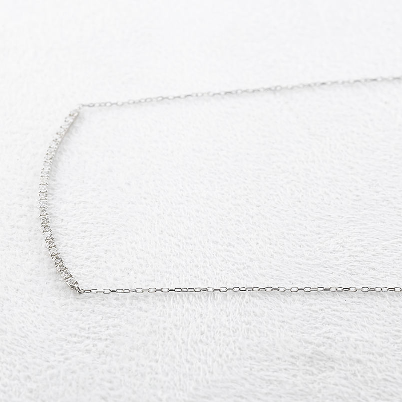 プラチナ ネックレス ダイヤモンド 0.3ct レディース ラインネックレス スライド式 45cm pt850 pt900 シンプル おしゃれ 人気 あすつく 送料無料 セール saleの画像
