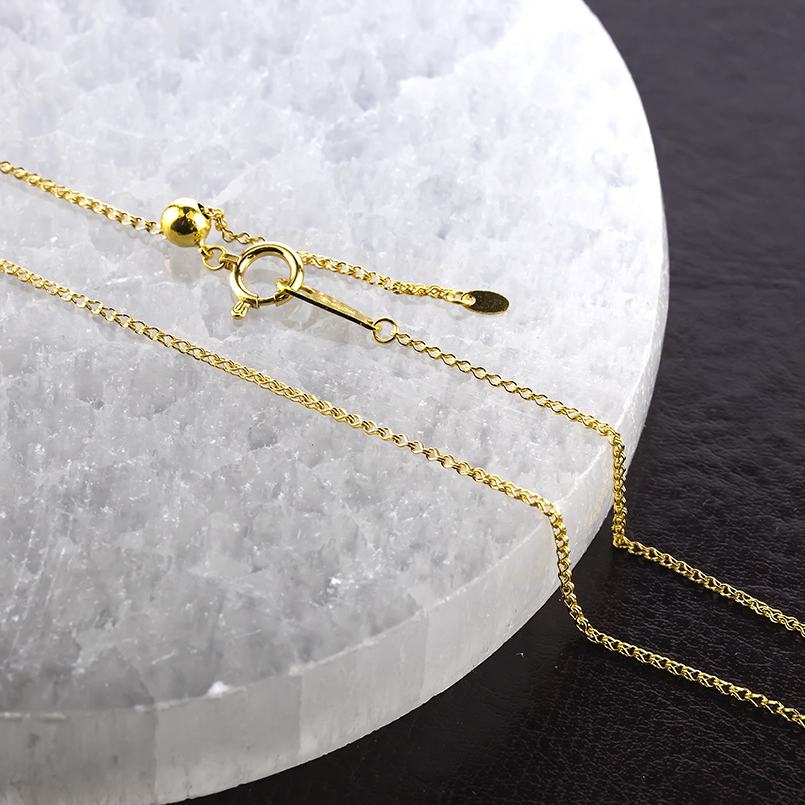 24金 ネックレス 純金 チェーンのみ 50cm 造幣局検定刻印付 レディース スライド式 ゴールド 24K k24 地金 フォックス チェーン あすつく 送料無料 セール saleの画像