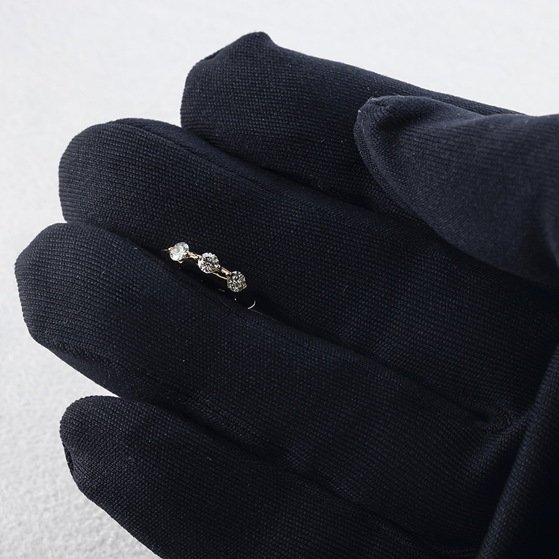 18金 フープピアス ダイヤモンド 0.25ct 片耳 中折れ式 ゴールド 18k リングピアス シンプル 人気 おしゃれ 普段使い 男女兼用 あすつく 送料無料 セール saleの画像