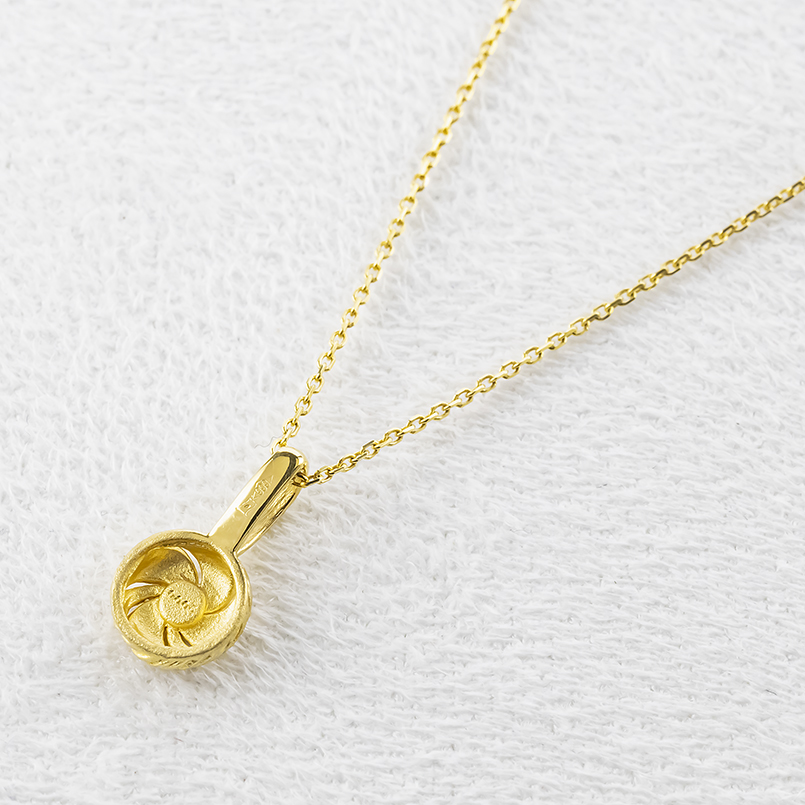24金 ネックレス トップ 純金 ラウンド ペンダントトップ 造幣局検定刻印付 ダイヤモンド 金 ゴールド 24k お守り 男女兼用 あすつく 送料無料 セール saleの画像