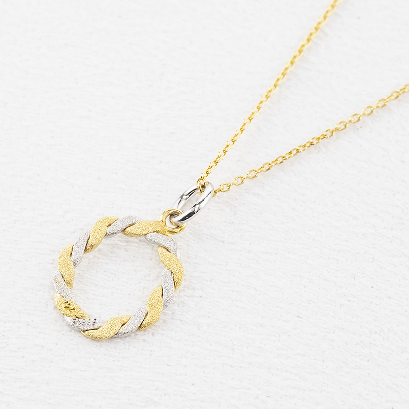 24金 プラチナ ネックレス トップ 純金 pt999 鍛造 ペンダントトップ レディース ツイスト コンビ ゴールド 24k 金 純プラチナ k24 あすつく 送料無料 セールの画像