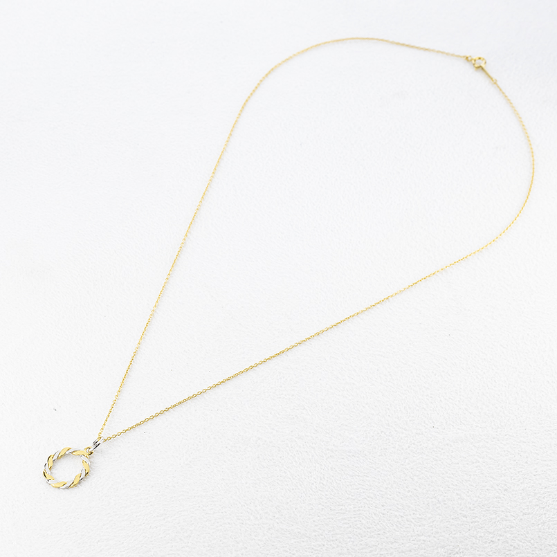 24金 プラチナ ネックレス トップ 純金 pt999 鍛造 ペンダントトップ レディース ツイスト コンビ ゴールド 24k 金 純プラチナ k24 あすつく 送料無料 セールの画像