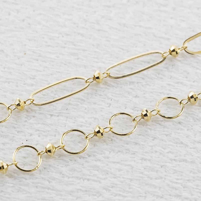 18金 ネックレス チェーンのみ 60cm ゴールド 18k 地金 ロングネックレス イエローゴールドk18シンプル おしゃれ 男女兼用 あすつく 送料無料 セール saleの画像