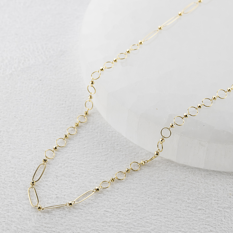 18金 ネックレス チェーンのみ 60cm ゴールド 18k 地金 ロングネックレス イエローゴールドk18シンプル おしゃれ 男女兼用 あすつく 送料無料 セール saleの画像
