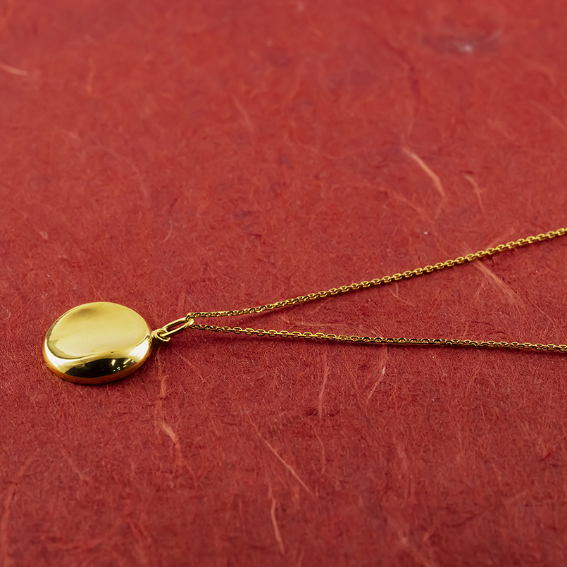 24金 ネックレス トップ 純金 造幣局検定刻印 ペンダントトップ レディース 月 ムーン 丸 まる ゴールド 24k 金 地金 あすつく シンプル 送料無料 セール saleの画像