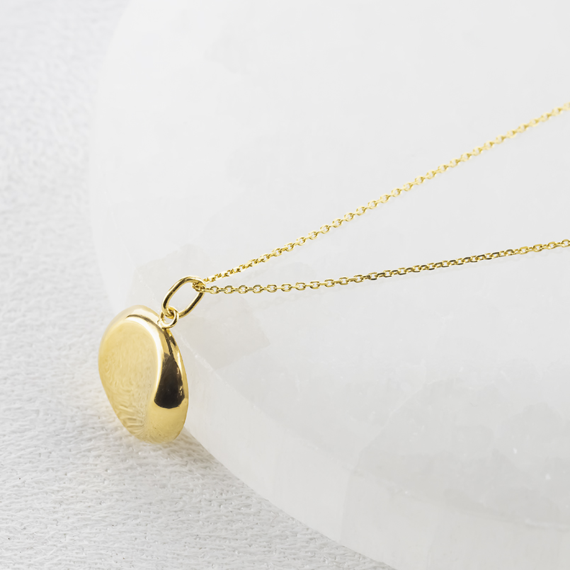 24金 ネックレス トップ 純金 造幣局検定刻印 ペンダントトップ レディース 月 ムーン 丸 まる ゴールド 24k 金 地金 あすつく シンプル 送料無料 セール saleの画像