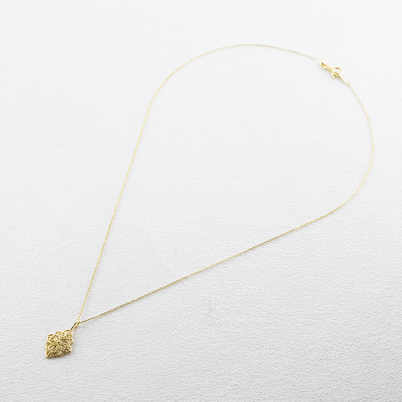 24金 ネックレス トップ 純金 造幣局検定刻印 ペンダントトップ レディース アンティーク調 レース ゴールド 24k 金 地金 あすつく 送料無料 セール saleの画像