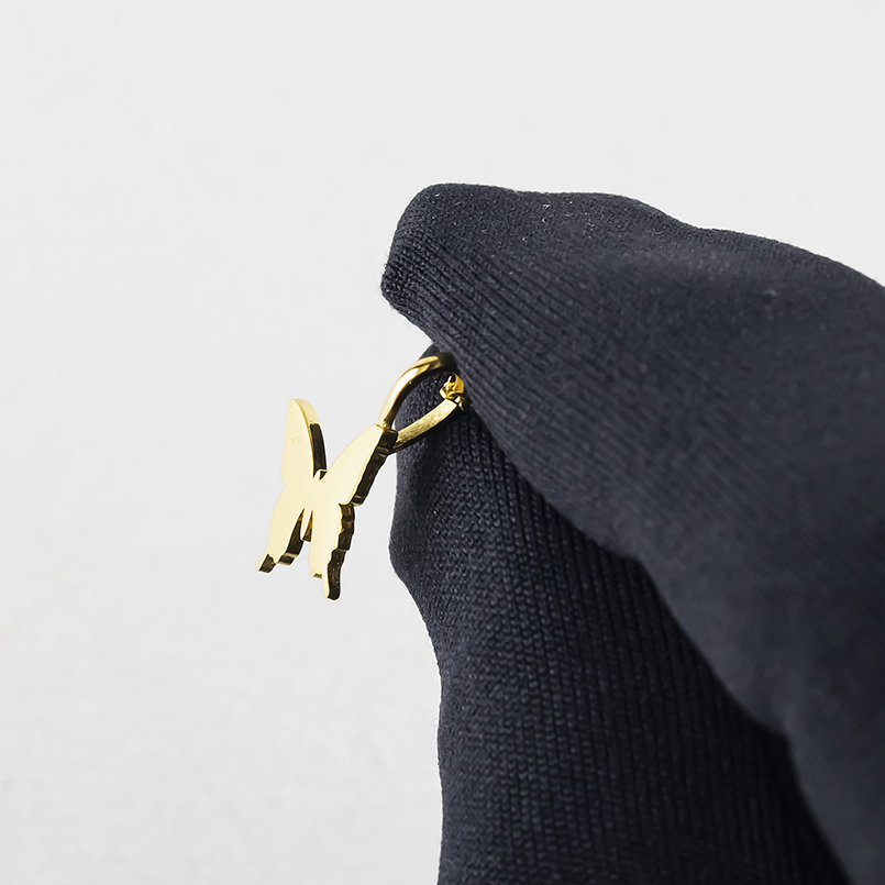 24金 ネックレス トップ 純金 蝶 ペンダントトップ 造幣局検定刻印付 レディース 金 地金 ゴールド 24k お守り ちょう チョウ あすつく 送料無料 セール saleの画像
