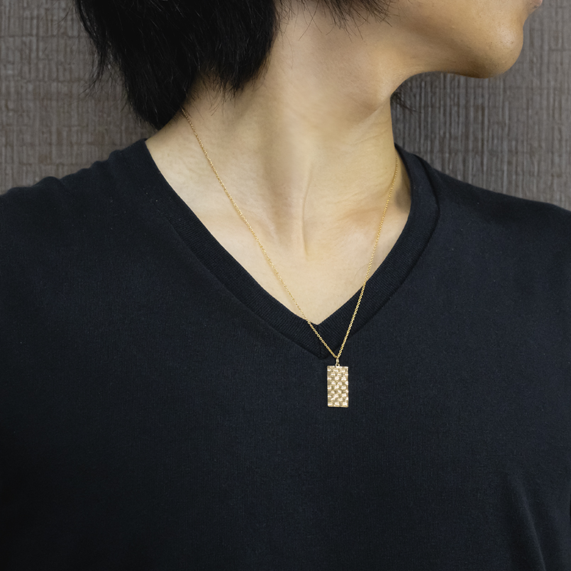18金 ネックレス トップ メンズ ゴールド ...の詳細画像1