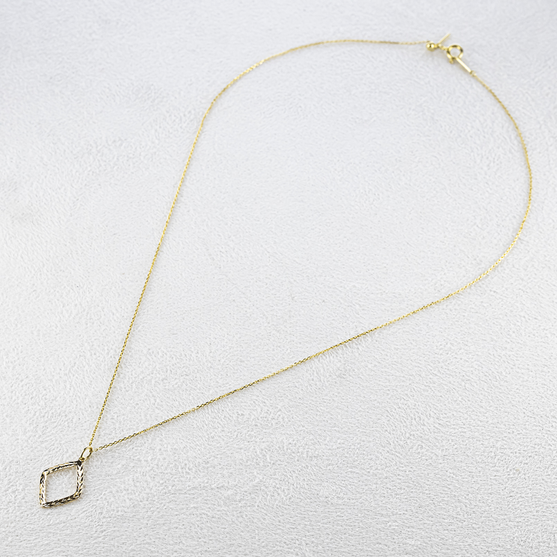 k18ペンダントトップ ひし形（メンズアクセサリー） | ファッション の
