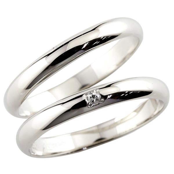 結婚指輪 ペアリング ペア プラチナ マリッジリング 安い ストレート