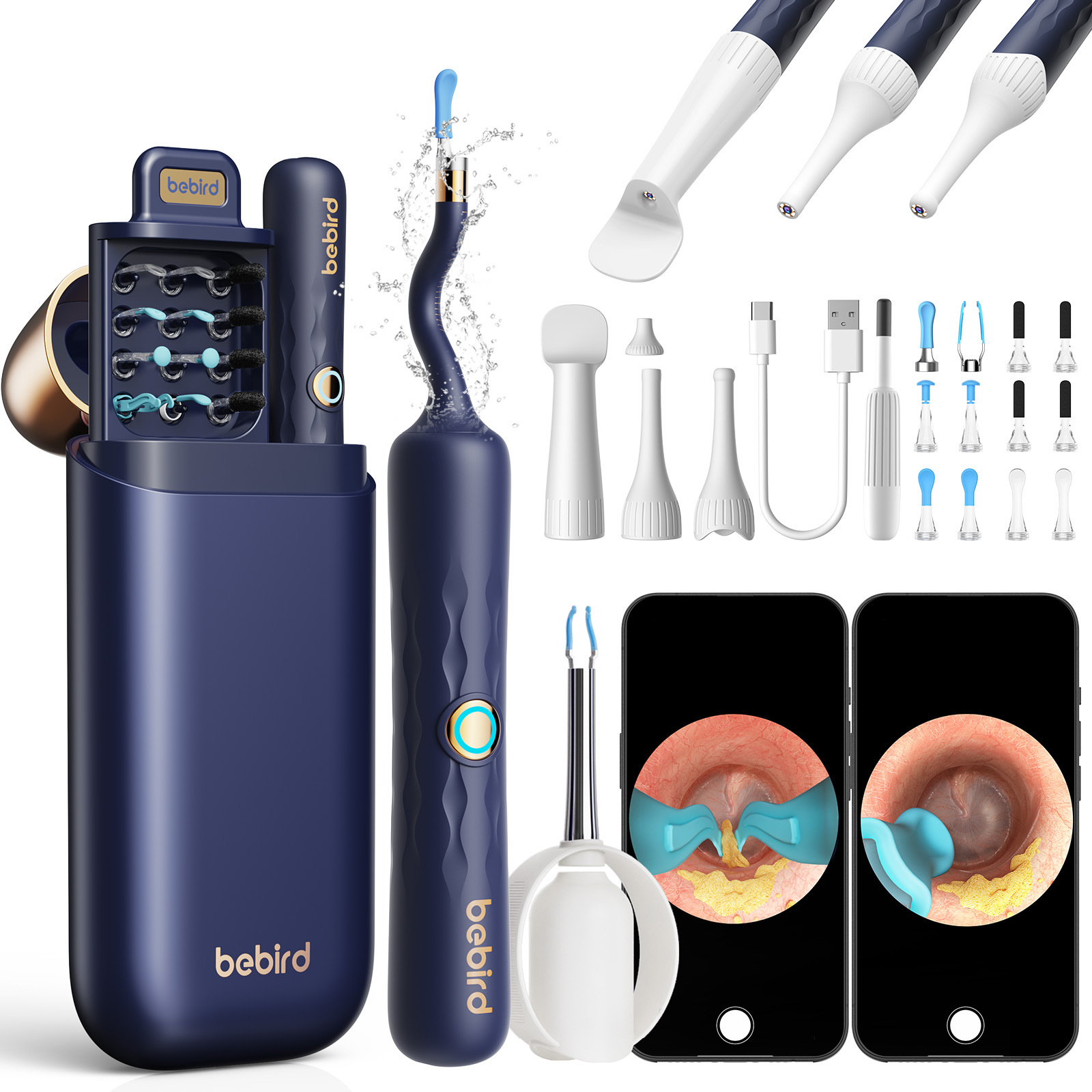 BEBIRD 耳かき カメラ UV除菌機能 1000W画素 3.1mm極細レンズ Amazon.co.jp: BEBIRD 耳かき カメラ UV除菌機能付き 1000W画素 3.1mm