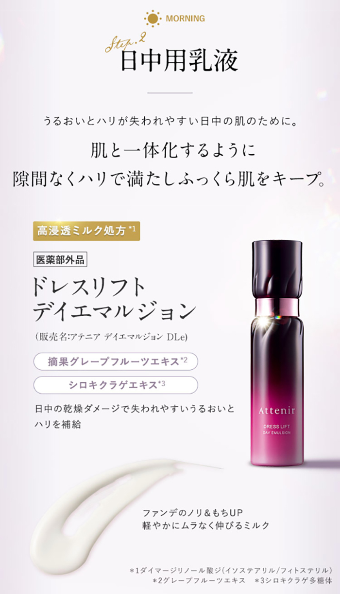 アテニア 公式 化粧水 ドレスリフト ローション 医薬部外品 Attenir 保湿化粧水 エイジングケア スキンケア 乾燥 保湿 顔 シワ改善 しわ改善 | Attenir | 11