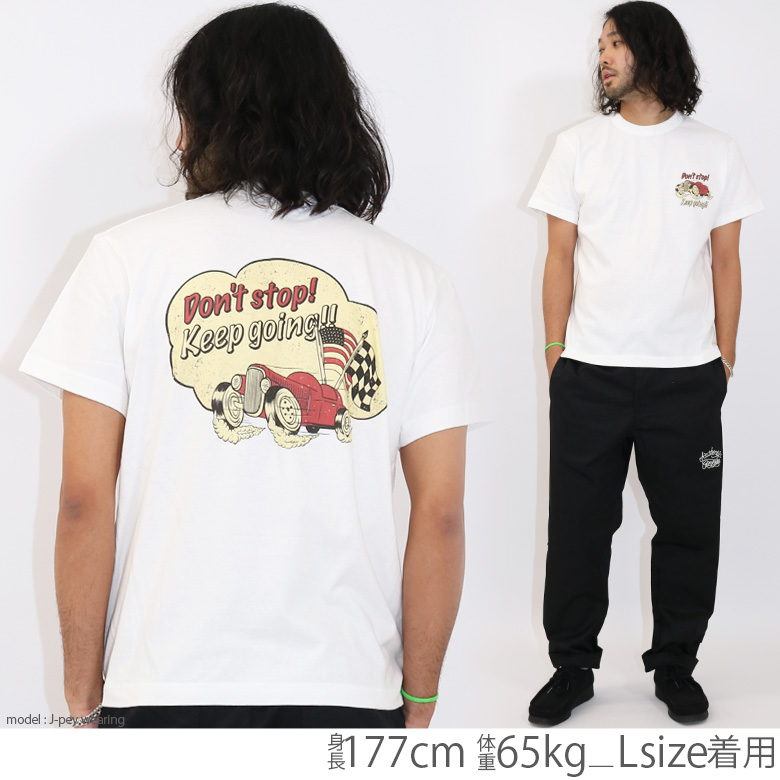 Tシャツ メンズ ブランド プリント 車 大きいサイズ 2L 3L LL アメカジ ワーク バイカー...