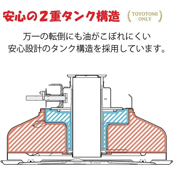 TOYOTOMI（トヨトミ） 石油ストーブ 小型 日本製 ストーブ おしゃれ