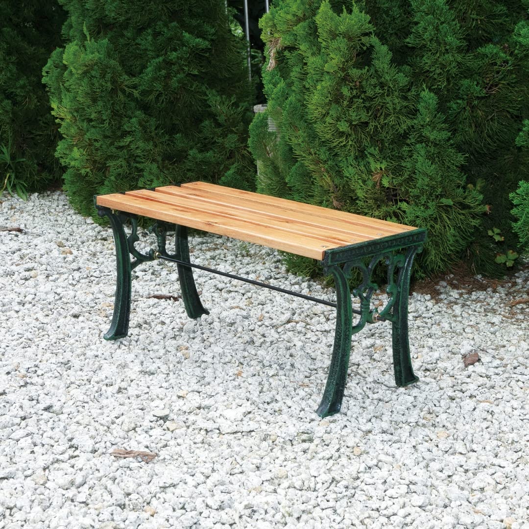 ガーデンベンチ 木製 おしゃれ アイアン 天然木 屋外 安い ベンチ 椅子 庭 ガーデンチェア ミニ 小さめ ガーデンファニチャー G-403