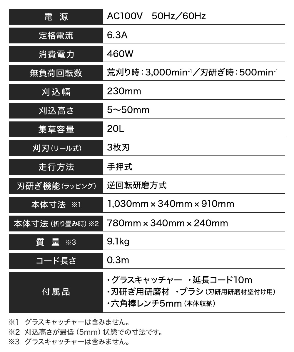 電動芝刈機 リョービ 家庭用 手押し リール式 3枚刃 LM-2310 693750A