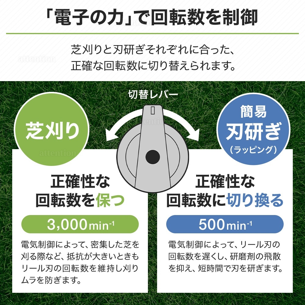 電動芝刈り機 リョービ リール式 家庭用 手押し 電動 LM-2810 京セラ