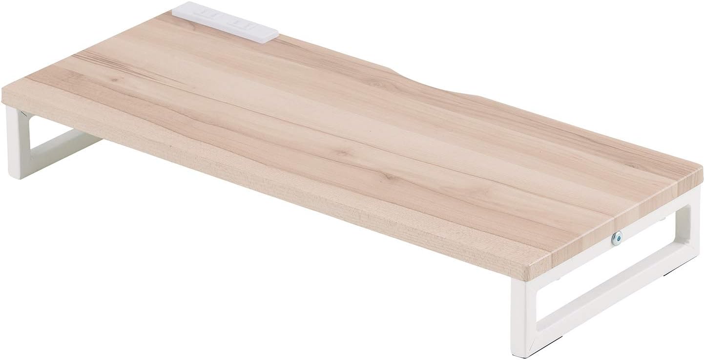 モニター台 卓上 コンセント付き おしゃれ モニタースタンド パソコン