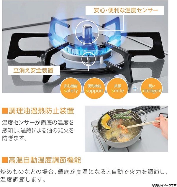 リンナイ（Rinnai） ガスコンロ 2口 プロパン用 KG67BKR-LPG 都市ガス
