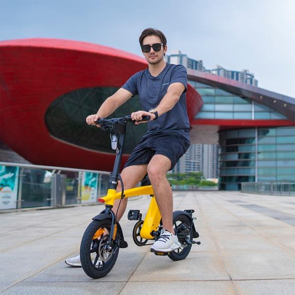 電動自転車 折りたたみ おしゃれ E-BIKE H1 ディスクブレーキ 乗用玩具 ユーロデザイン 3段階ギア 防水防塵 大容量 電動 自転車 最先端  バッテリー : at-139439 : attention - 通販 - Yahoo!ショッピング