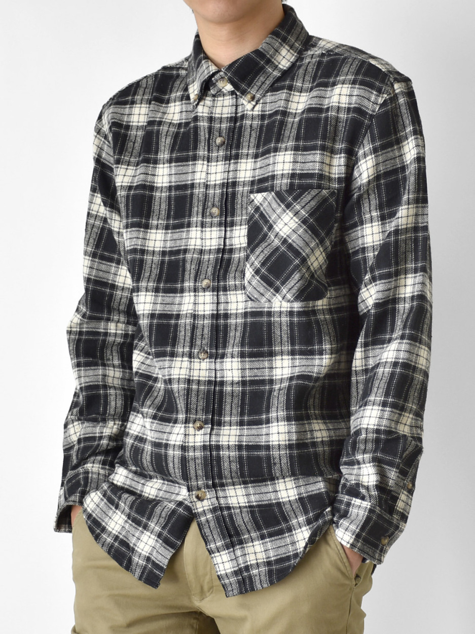 ネルシャツ 長袖シャツ チェックシャツ 長袖 フランネルシャツ シャツ 千鳥柄 ボタンダウン ボタンダウンシャツ メンズ セール 送料無料 通販yc As 2519 アット セレクト 通販 Yahoo ショッピング