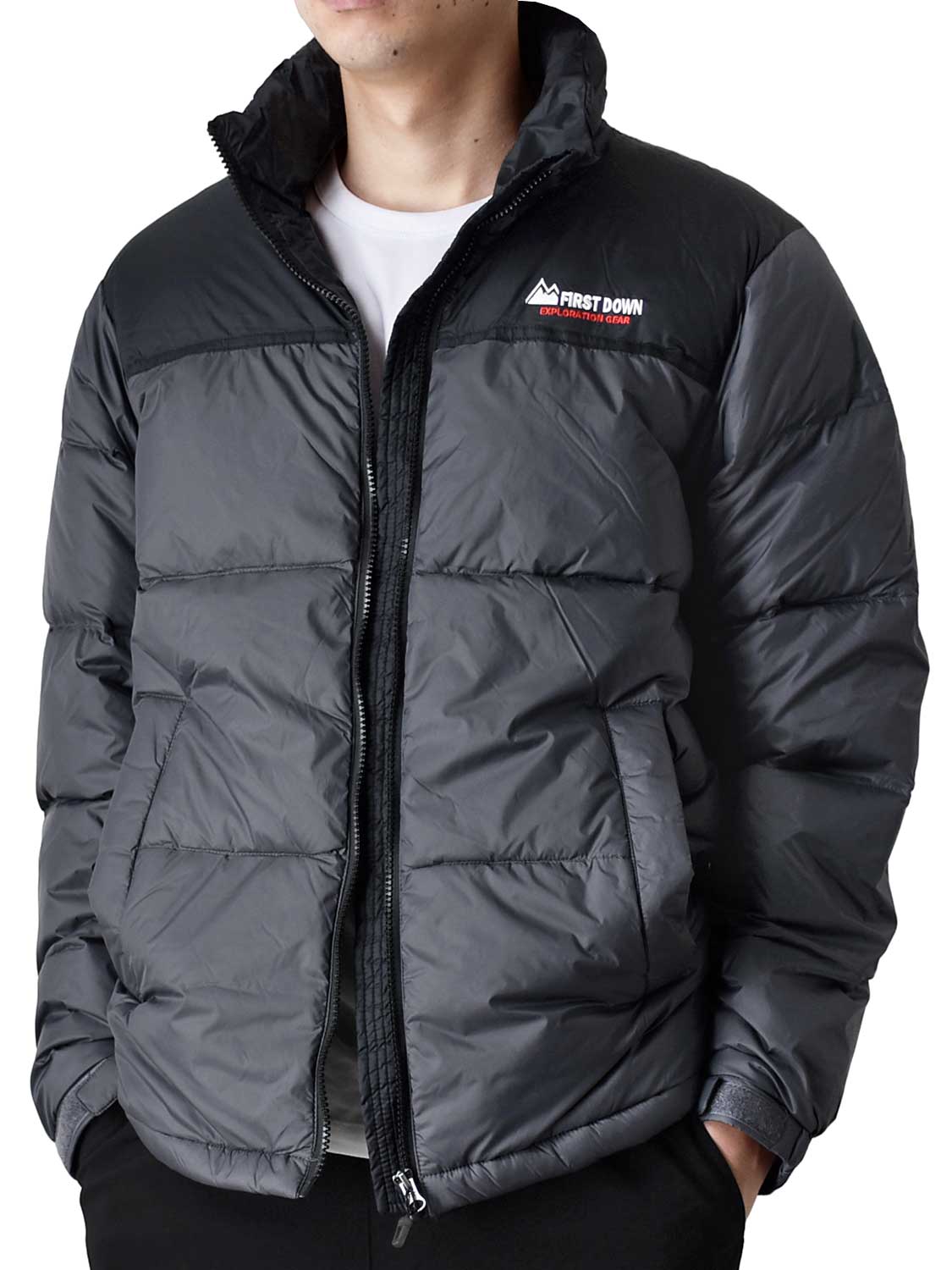 FIRST DOWN ダウンジャケット XL未使用品 FIRST DOWN EXPLORATION GEAR FIRSTDOWN ファーストダウン ダウン