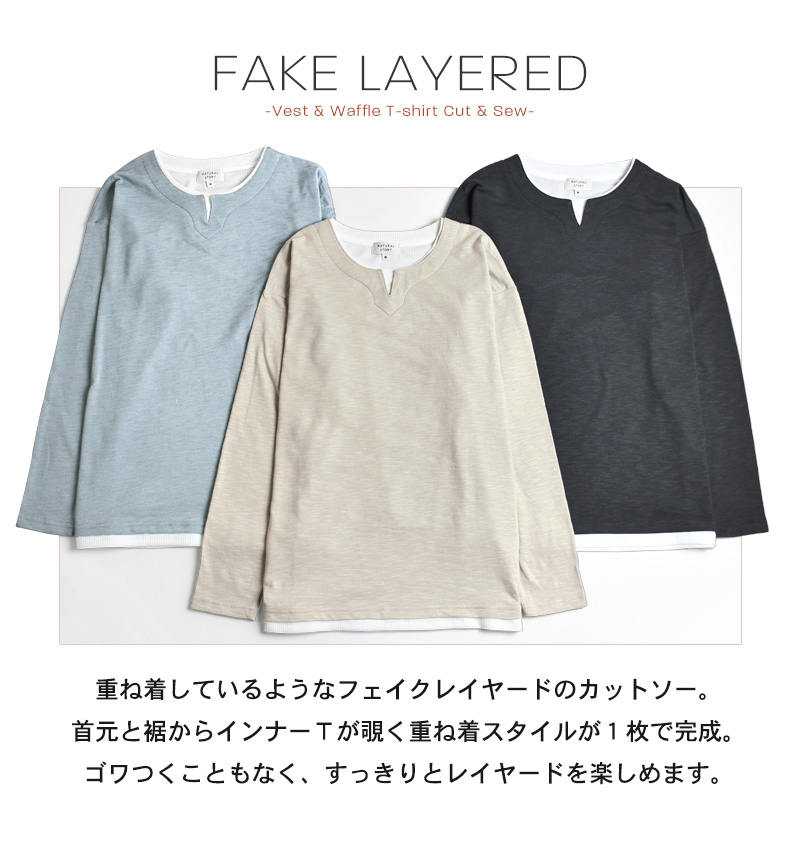 masterkey HUSTLER ワッフルスウェットシャツ グレー masterkey HUSTLER ワッフルスウェットシャツ グレー