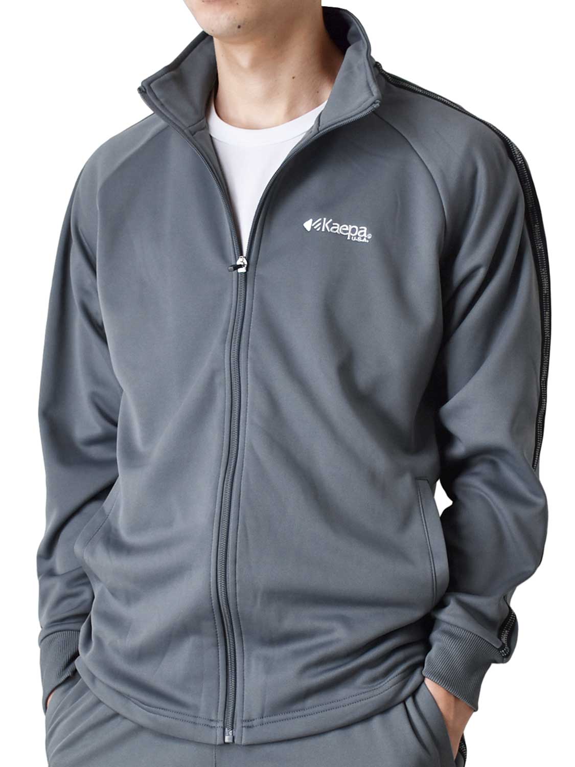 Kaepa（ケイパ） ジャージ ブルゾン メンズ 暖か 裏起毛 ストレッチ