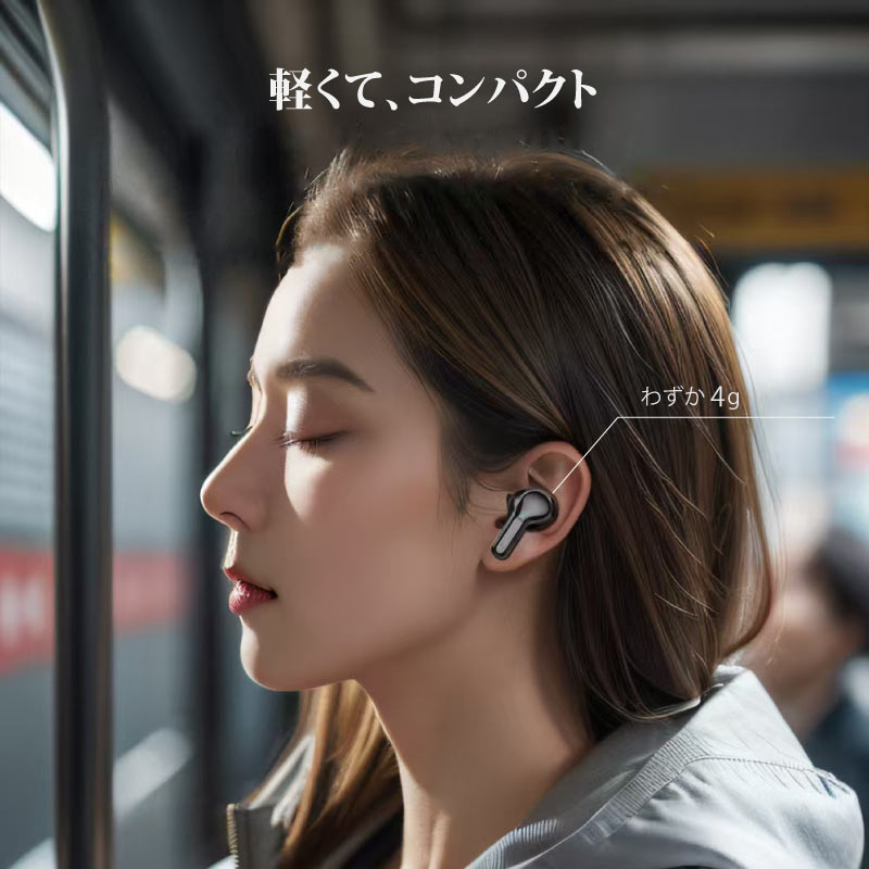 ワイヤレスイヤホン Bluetooth5.3 ENCノイズキャンセリング iPhone android 20時間再生 マイク付き 片耳 両耳 通話 lPX5防水 Type-C急速充電 i63 | ブランド登録なし | 12