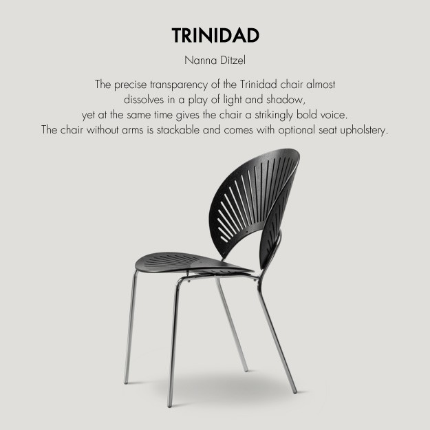 トリニダード チェア Trinidad Chair フレデリシア Fredericia スタッキング 3398 ビーチ ラッカー  デザイン：ナナ・ディッツェル