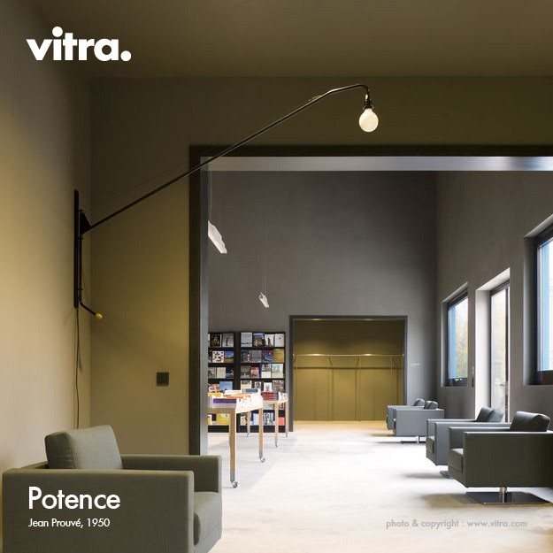 Vitra ヴィトラ Potence ポテンス ウォールランプ 照明 カラー：ブラック デザイン：ジャン・プルーヴェ : vitra-41239900  : アトラクト - 通販 - Yahoo!ショッピング