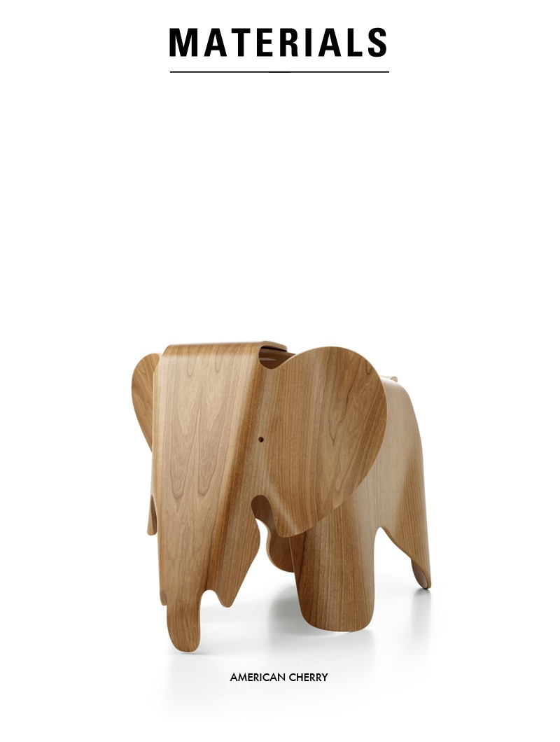 Vitra ヴィトラ Eames Elephant Plywood イームズ エレファント プライウッド カラー：アメリカンチェリー スツール 象  デザイン：チャールズ＆レイ・イームズ : vitra-21022503 : アトラクト - 通販 - Yahoo!ショッピング