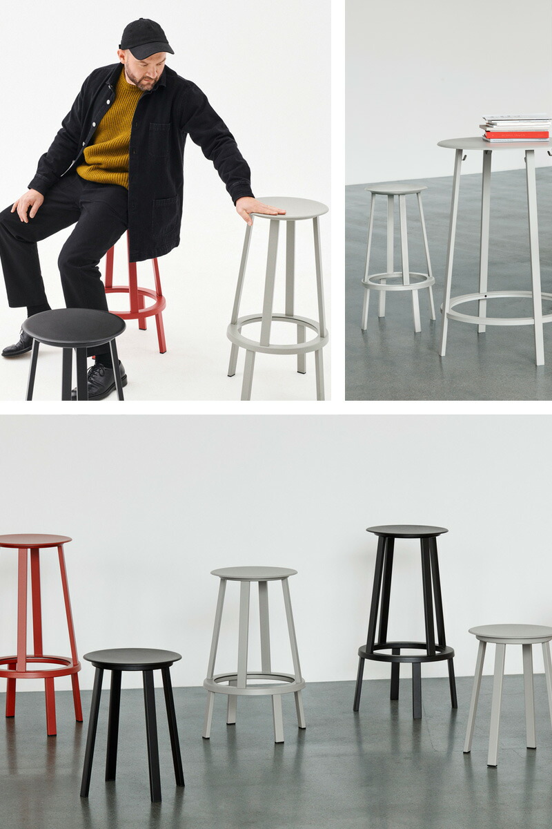 HAY（ヘイ） REVOLVER BAR STOOL リボルバー バースツール ロータイプ