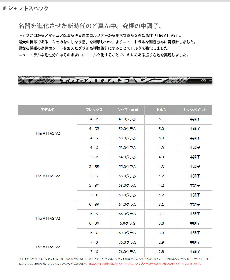 純正スリーブ付きシャフト】 キャロウェイ ドライバー用 USTマミヤ The