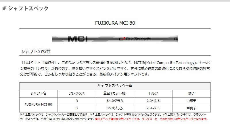 Tp 766 アイアン カスタム シャフト装着仕様 Mci80 Mci80 6本セット Fujikura 5 9 Pw 6本セット アトラクトゴルフ フォーティーン アイアン