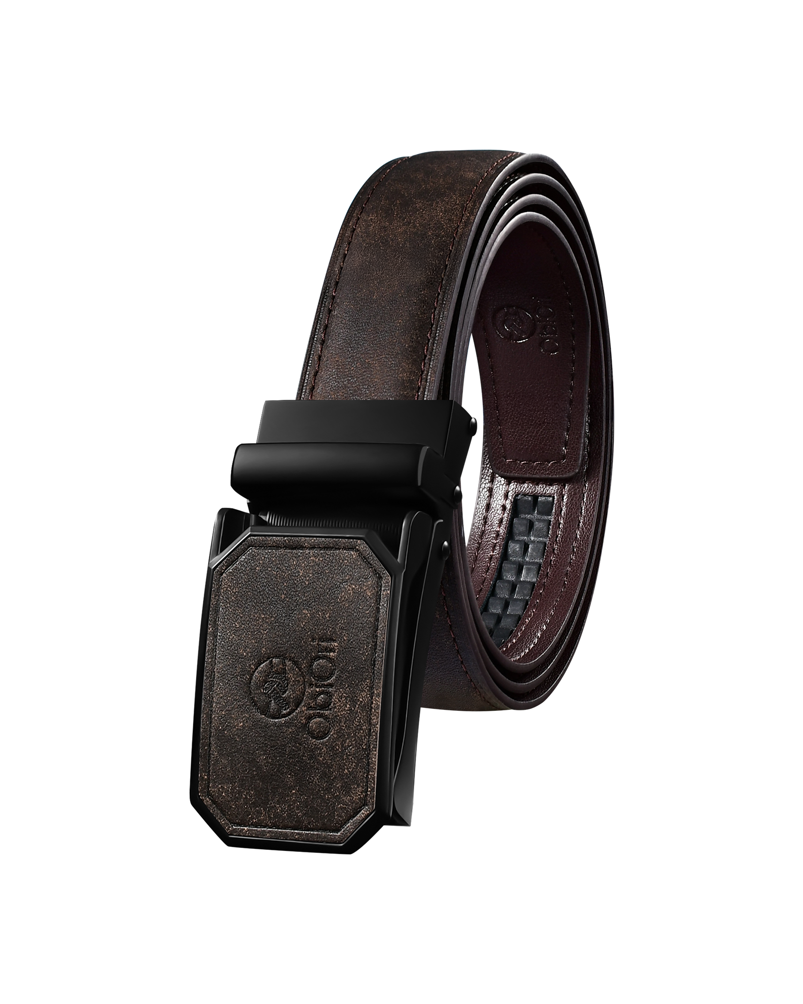 ［30%OFFクーポン対象・5のつく日P10倍］ObiOri ベルト メンズ 本革 プエブロレザー 日本製 オートロック式  ビジネス 紳士ベルト  サイズ調整可能 箱付き |  | 05