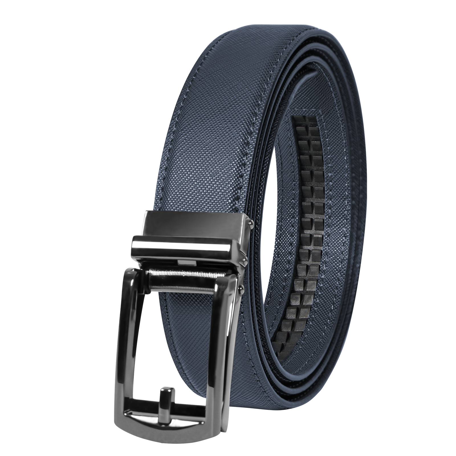 ［30%OFFクーポン対象・5のつく日P10倍］ベルト メンズ オートロック式 本革 穴なし 無段階調整 サイズ調整可能 バイカラー 紳士ベルト カジュアル ビジネス |  | 02