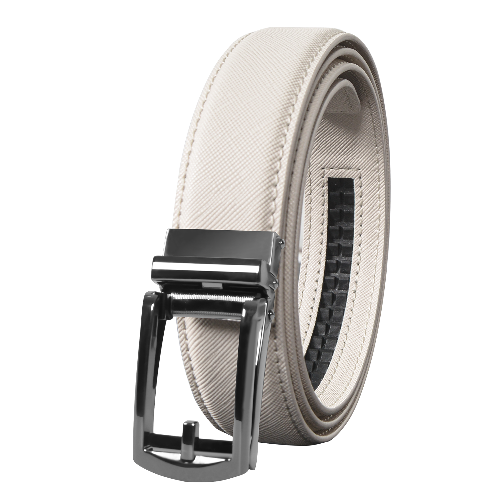 ［30%OFFクーポン対象・5のつく日P10倍］ベルト メンズ オートロック式 本革 穴なし 無段階調整 サイズ調整可能 バイカラー 紳士ベルト カジュアル ビジネス |  | 06