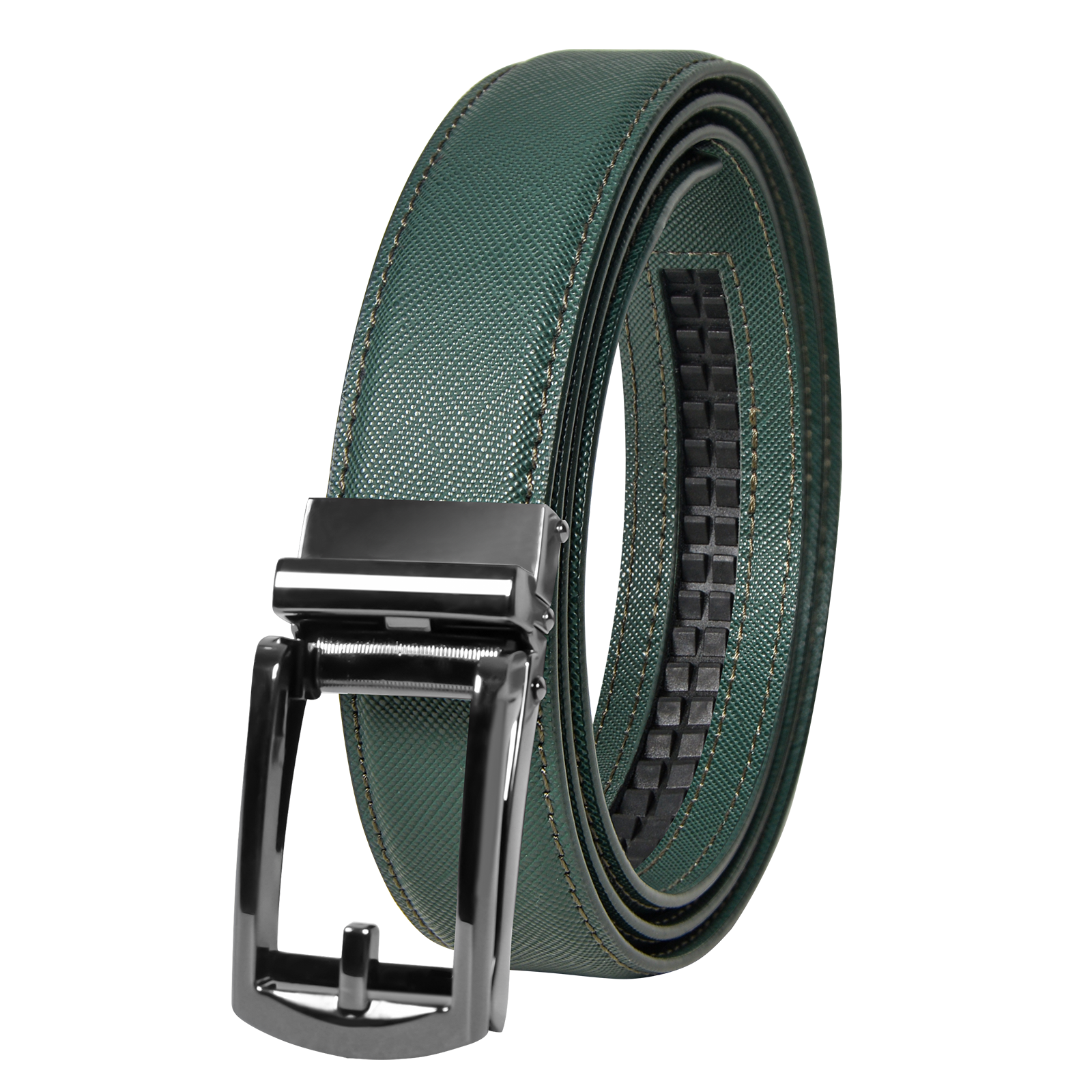 ［30%OFFクーポン対象・5のつく日P10倍］ベルト メンズ オートロック式 本革 穴なし 無段階調整 サイズ調整可能 バイカラー 紳士ベルト カジュアル ビジネス |  | 04