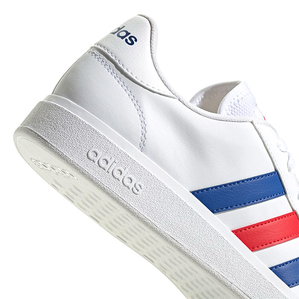 adidas（アディダス） スニーカー メンズ 靴 白 ホワイト 青 ブルー 赤