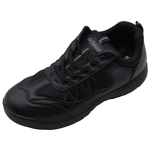 スニーカー メンズ 靴 黒 ブラック 茶 低反発 クッション性 幅広 3E 滑りにくい 防水 雨 雨...