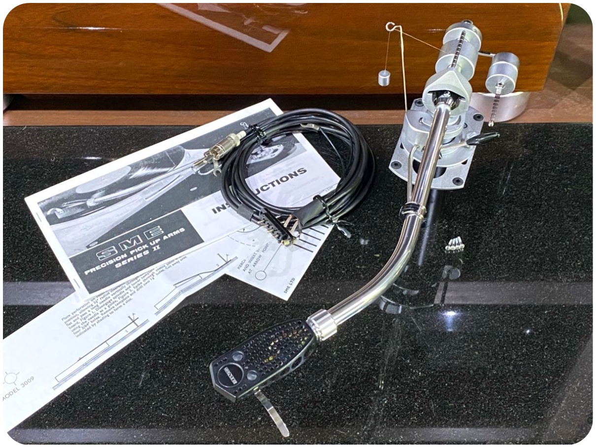 トーンアーム SME SHURE Model 3009 S2 ウエイト分割仕様 ダブルネーム