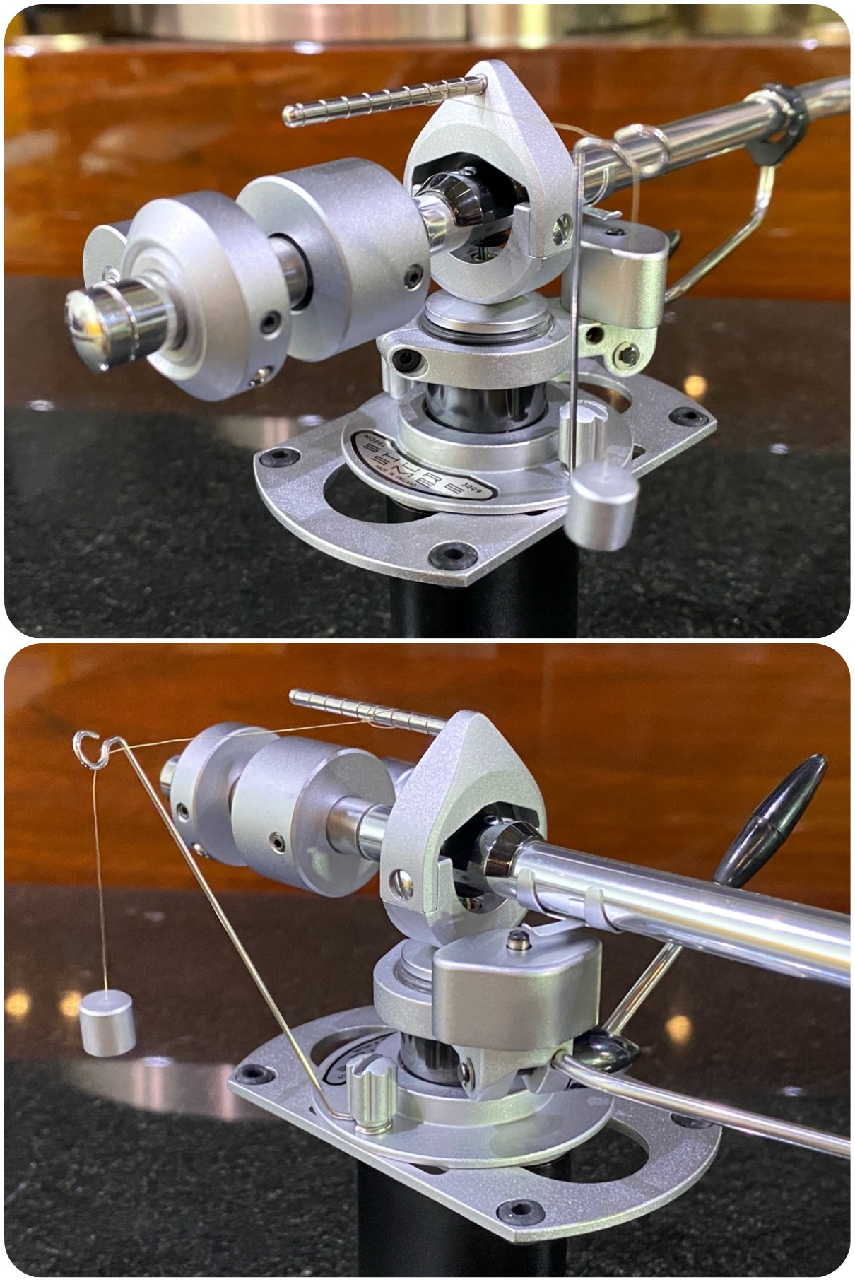 トーンアーム SME SHURE Model 3009 S2 ウエイト分割仕様 ダブルネーム