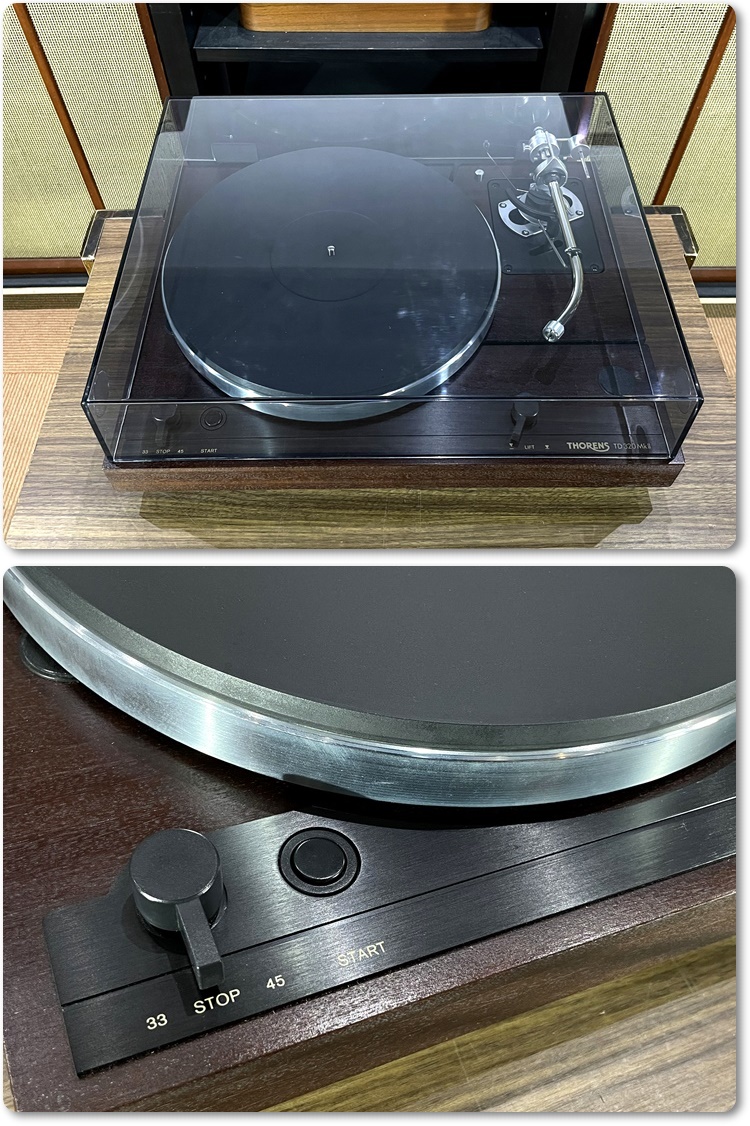 レコードプレーヤー THORENS TD320 MK2 オートリフト SME 3009-R 搭載