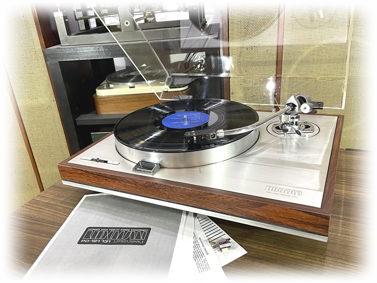 レコードプレーヤーLUXMAN PD131 SME 3009 S2 Improved 搭載当社メンテ