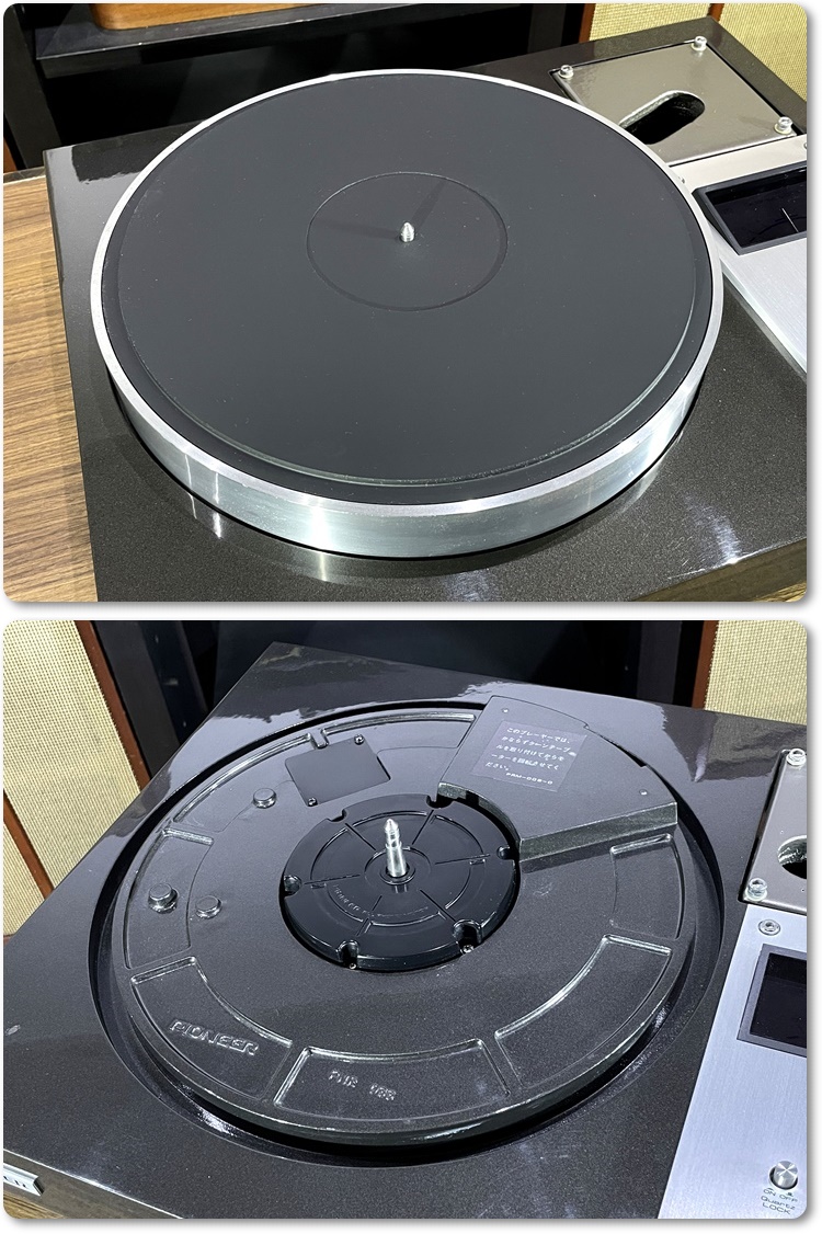 Pioneer XLC-1850 ターンテーブル SMEアーム用ベース搭載 当社メンテ